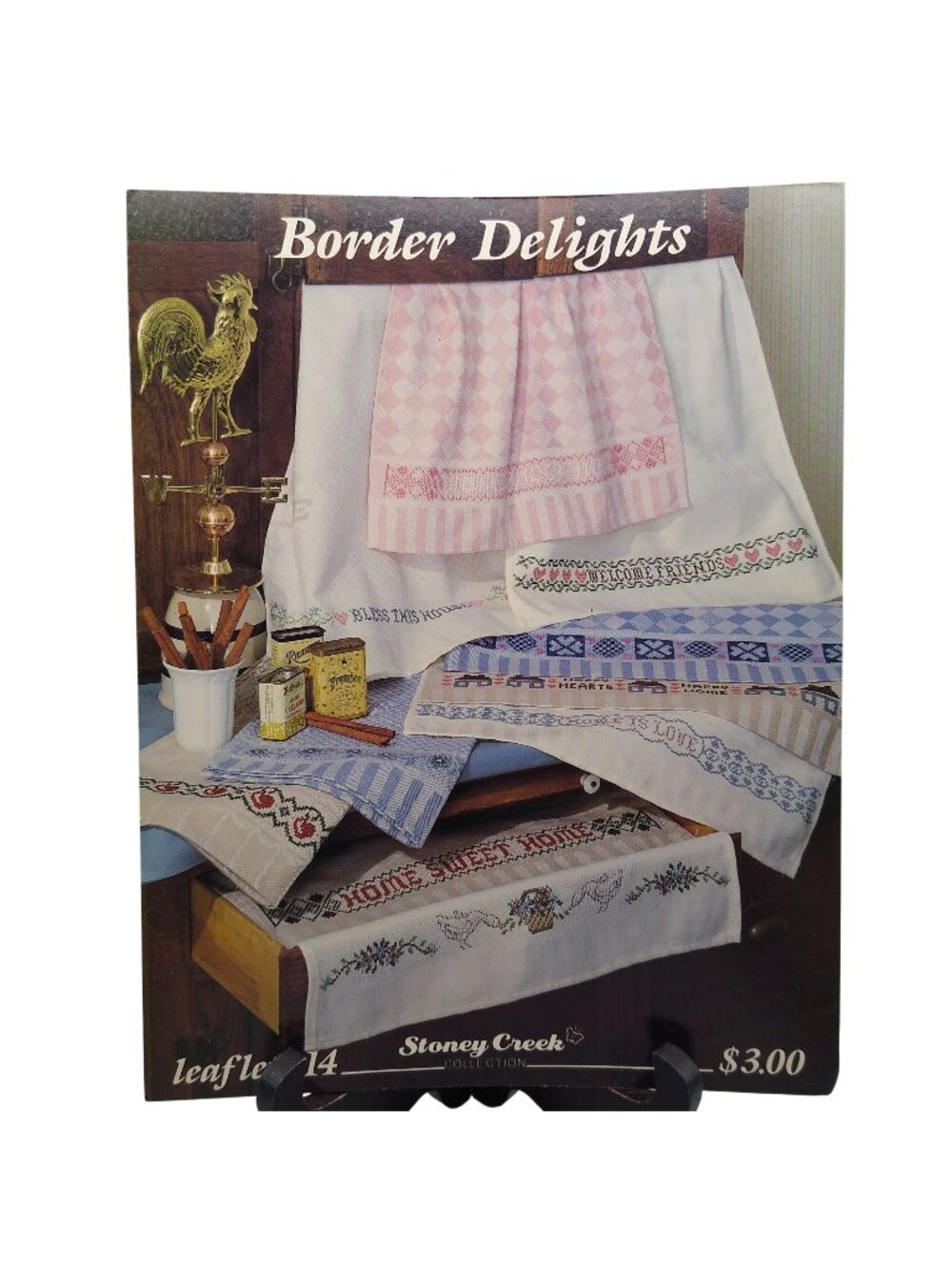 Vintage Cross Stitch Patterns, Border Delights, 1988 Stoney Creek Collection